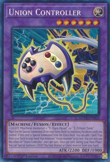 Union Controller Collector's Rare MZTM-EN022 Yu-Gi-Oh card from Maze of the Master