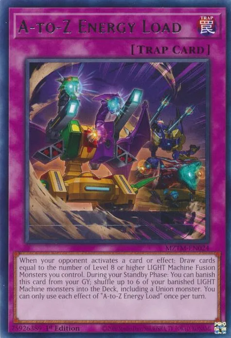 A-to-Z Energy Load MZTM-EN024 Yu-Gi-Oh card from Maze of the Master