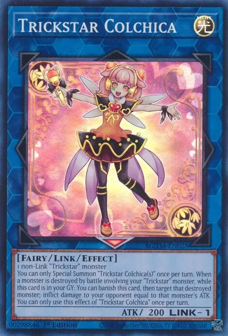 Trickstar Colchica MZTM-EN028 Yu-Gi-Oh card from Maze of the Master