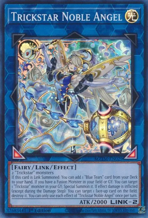 Trickstar Noble Angel MZTM-EN029 Yu-Gi-Oh card from Maze of the Master