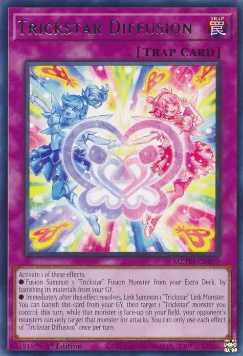 Trickstar Diffusion MZTM-EN030 Yu-Gi-Oh card from Maze of the Master