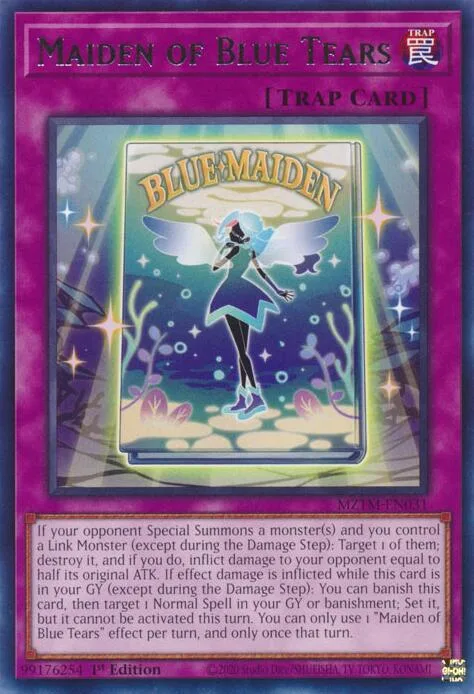 Maiden of Blue Tears MZTM-EN031 Yu-Gi-Oh card from Maze of the Master