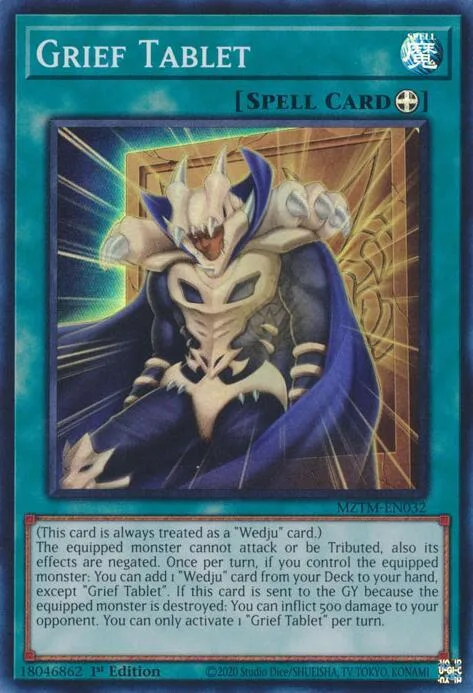 Grief Tablet MZTM-EN032 Yu-Gi-Oh card from Maze of the Master