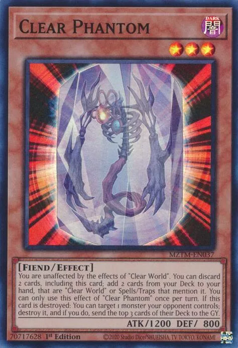 Clear Phantom MZTM-EN037 Yu-Gi-Oh card from Maze of the Master
