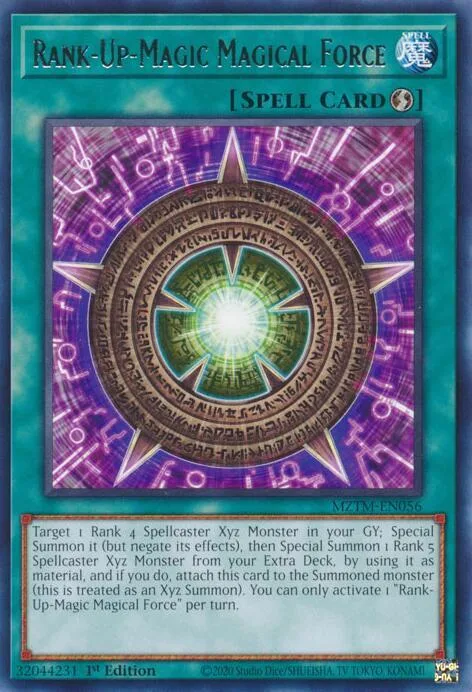 Rank-Up-Magic Magical Force MZTM-EN056 Yu-Gi-Oh card from Maze of the Master