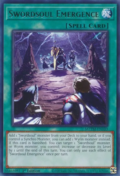 Swordsoul Emergence MZTM-EN103 Yu-Gi-Oh card from Maze of the Master