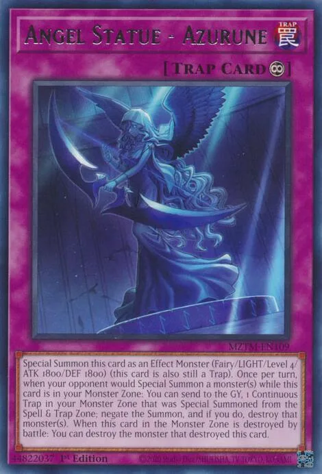 Angel Statue - Azurune MZTM-EN109 Yu-Gi-Oh card from Maze of the Master