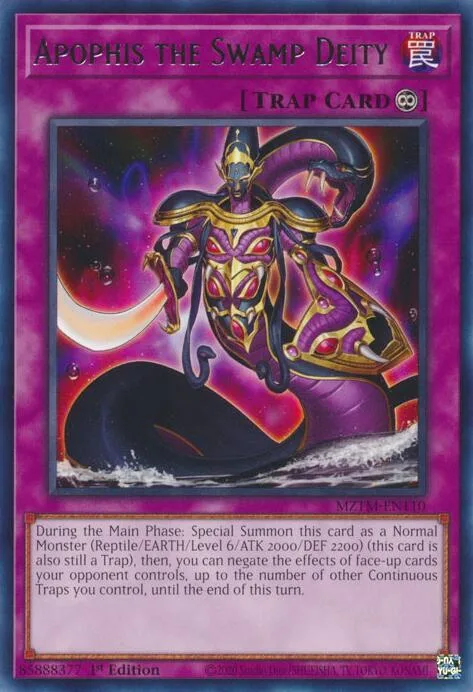 Apophis the Swamp Deity MZTM-EN110 Yu-Gi-Oh card from Maze of the Master
