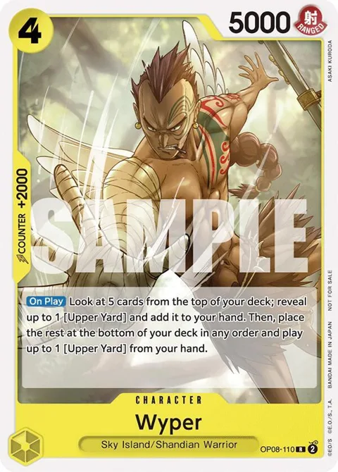 Wyper Tournament Pack 2025 Vol. 2 OP08-110 One Piece card from One Piece Promotion Cards