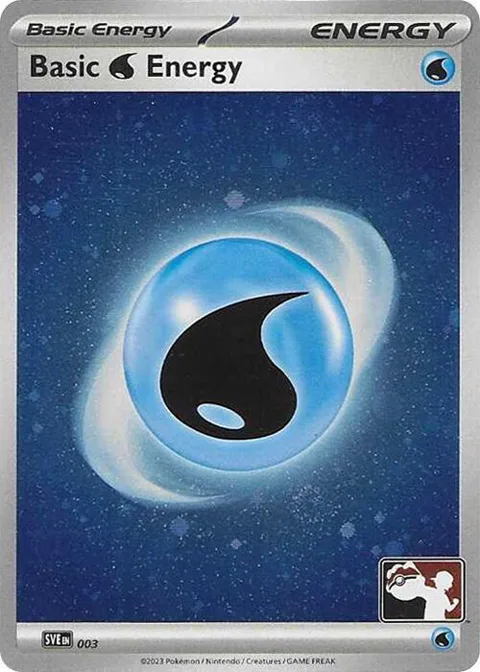 Basic Water Energy - 003 Cosmos Holo #003 Holofoil Pokémon card from Prize Pack Series Cards