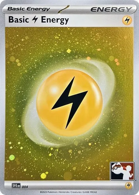 Basic Lightning Energy - 004 Cosmos Holo #004 Holofoil Pokémon card from Prize Pack Series Cards