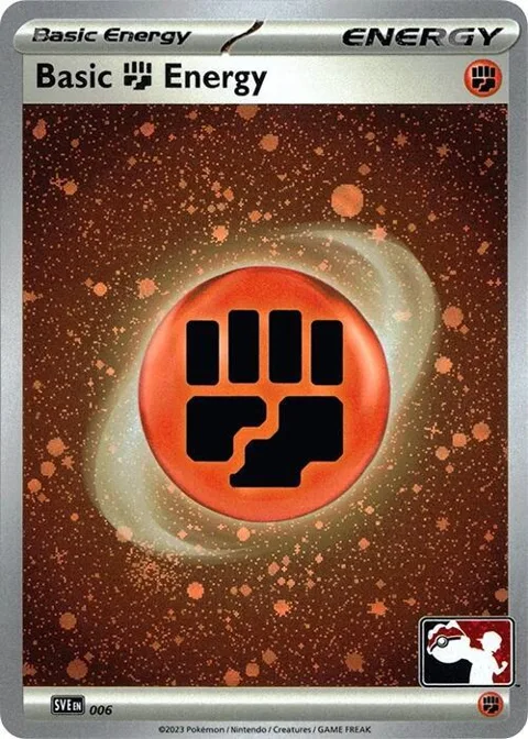 Basic Fighting Energy - 006 Cosmos Holo #006 Holofoil Pokémon card from Prize Pack Series Cards