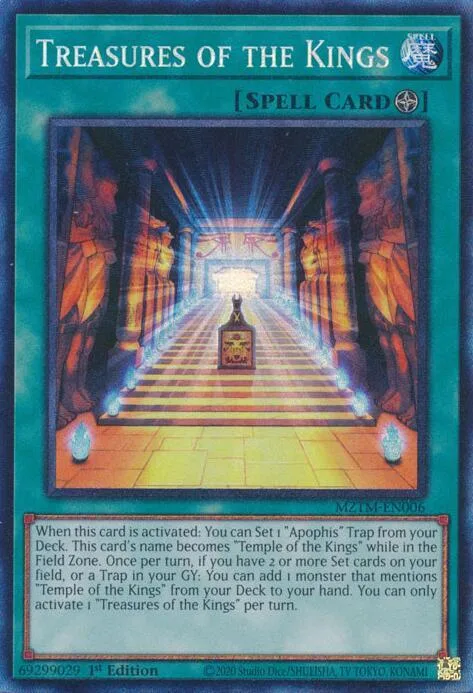 Treasures of the Kings Collector's Rare MZTM-EN006 Yu-Gi-Oh card from Maze of the Master