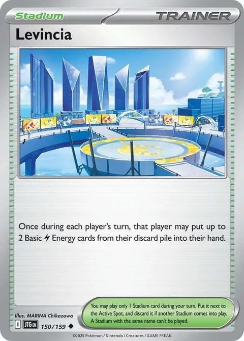 Levincia #150/159 Reverse Holofoil Pokémon card from Journey Together