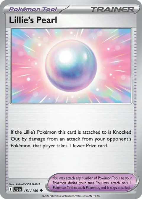 Lillie's Pearl #151/159 Pokémon card from Journey Together