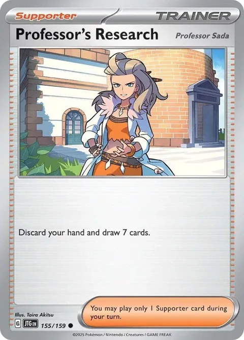 Professor's Research [Professor Sada] #155/159 Pokémon card from Journey Together