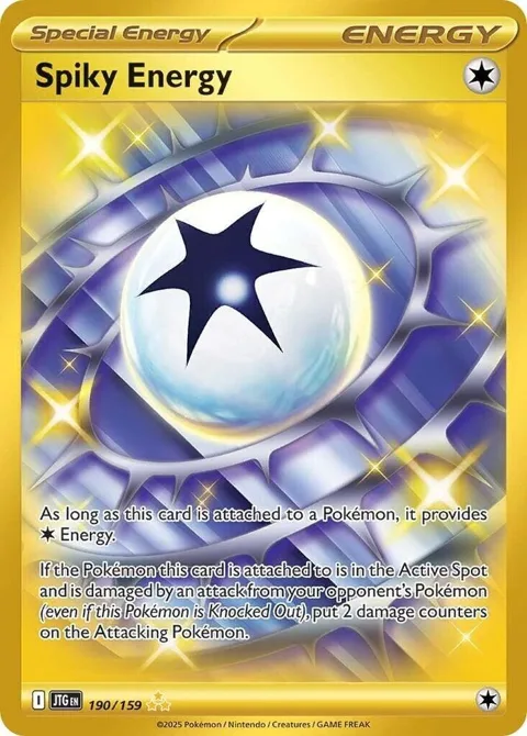 Spiky Energy #190/159 Holofoil Pokémon card from Journey Together
