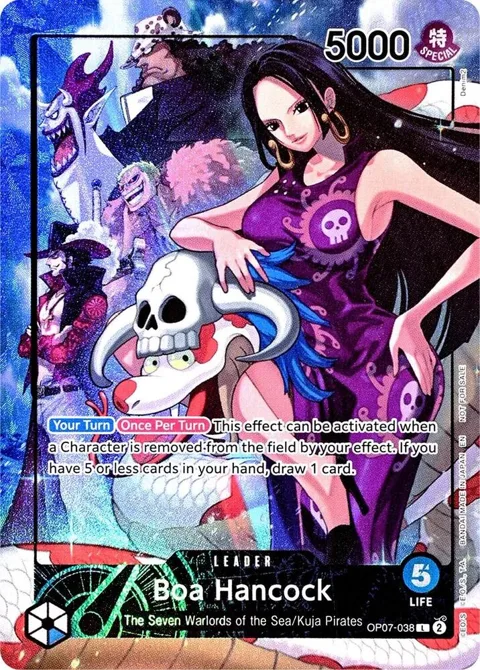 Boa Hancock 2025 PSA Magazine Promo OP07-038 One Piece card from One Piece Promotion Cards