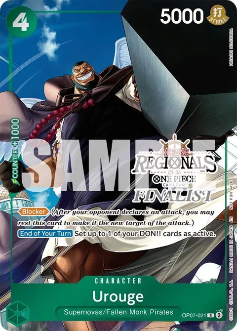 Urouge Offline Regional Finalist Card Set 2025 Vol.1 OP07-021 One Piece card from One Piece Promotion Cards