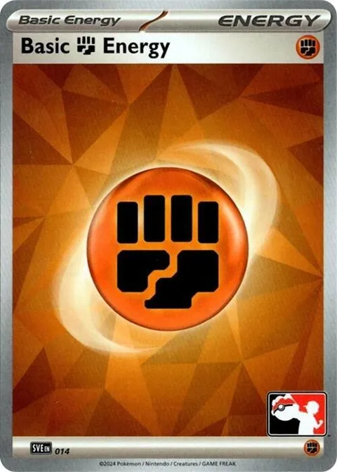 Basic Fighting Energy #014 Pokémon card from Prize Pack Series Cards