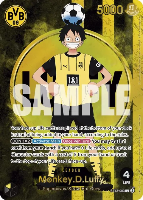 Monkey.D.Luffy BVB x One Piece Campaign ST13-003 One Piece card from One Piece Promotion Cards