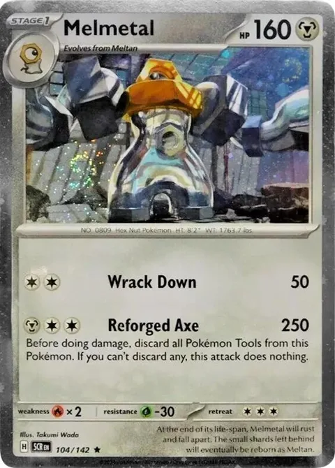 Melmetal - 104/142 Cosmos Holo #104/142 Holofoil Pokémon card from Miscellaneous Cards & Products