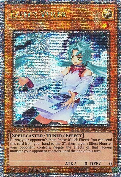Effect Veiler New Art Quarter Century Secret Rare RA04-EN004 Yu-Gi-Oh card from Quarter Century Stampede
