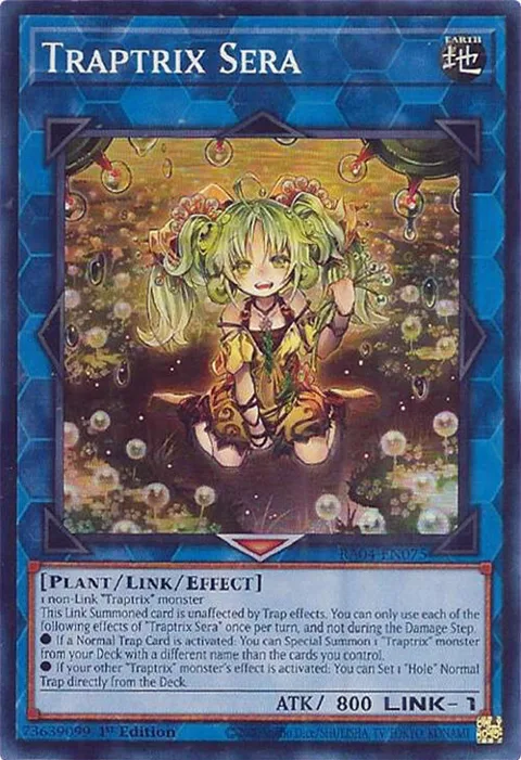Traptrix Sera RA04-EN075 Yu-Gi-Oh card from Quarter Century Stampede