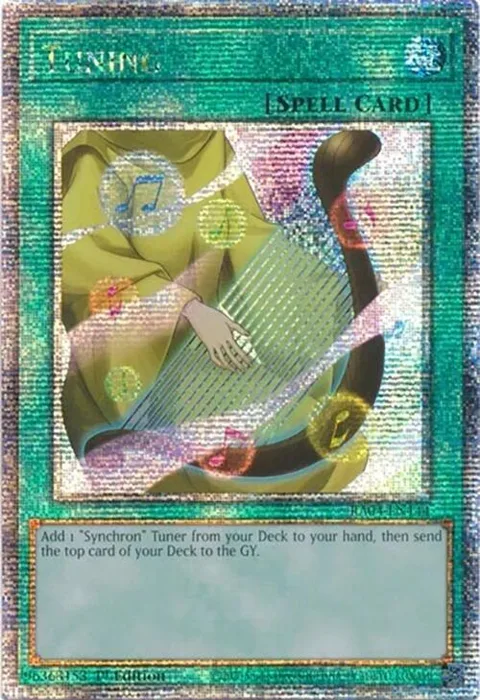 Tuning Quarter Century Secret Rare RA04-EN144 Yu-Gi-Oh card from Quarter Century Stampede