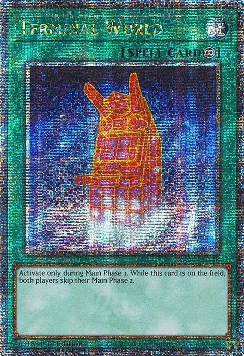 Terminal World Quarter Century Secret Rare RA04-EN148 Yu-Gi-Oh card from Quarter Century Stampede