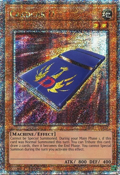 Cardcar D Quarter Century Secret Rare RA04-EN181 Yu-Gi-Oh card from Quarter Century Stampede