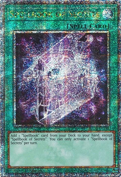 Spellbook of Secrets Quarter Century Secret Rare RA04-EN189 Yu-Gi-Oh card from Quarter Century Stampede