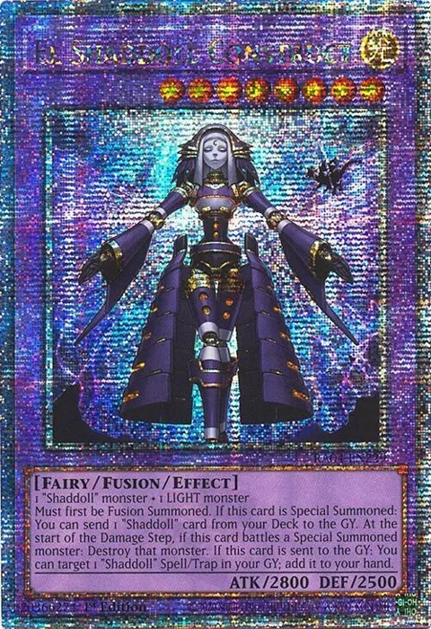 El Shaddoll Construct Quarter Century Secret Rare RA04-EN229 Yu-Gi-Oh card from Quarter Century Stampede