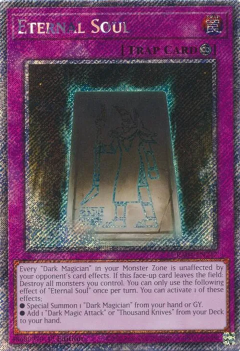 Eternal Soul Platinum Secret Rare RA04-EN247 Yu-Gi-Oh card from Quarter Century Stampede