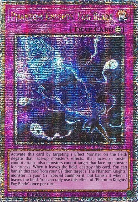 Phantom Knights' Fog Blade Quarter Century Secret Rare RA04-EN264 Yu-Gi-Oh card from Quarter Century Stampede