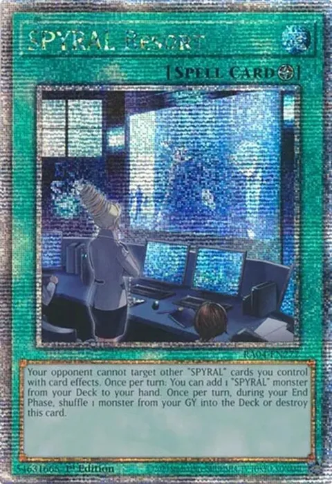 SPYRAL Resort Quarter Century Secret Rare RA04-EN277 Yu-Gi-Oh card from Quarter Century Stampede