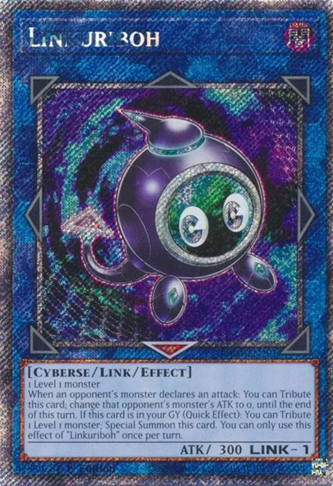 Linkuriboh Platinum Secret Rare RA04-EN291 Yu-Gi-Oh card from Quarter Century Stampede