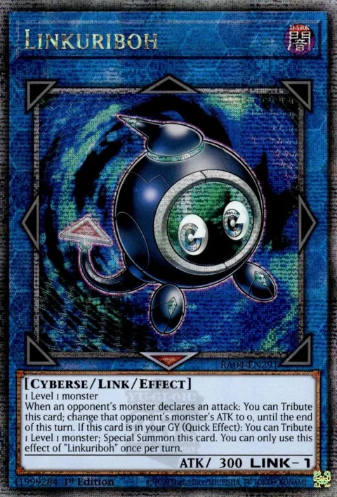 Linkuriboh Quarter Century Secret Rare RA04-EN291 Yu-Gi-Oh card from Quarter Century Stampede