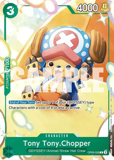 Tony Tony.Chopper Convention Promo 2025 OP09-029 One Piece card from One Piece Promotion Cards