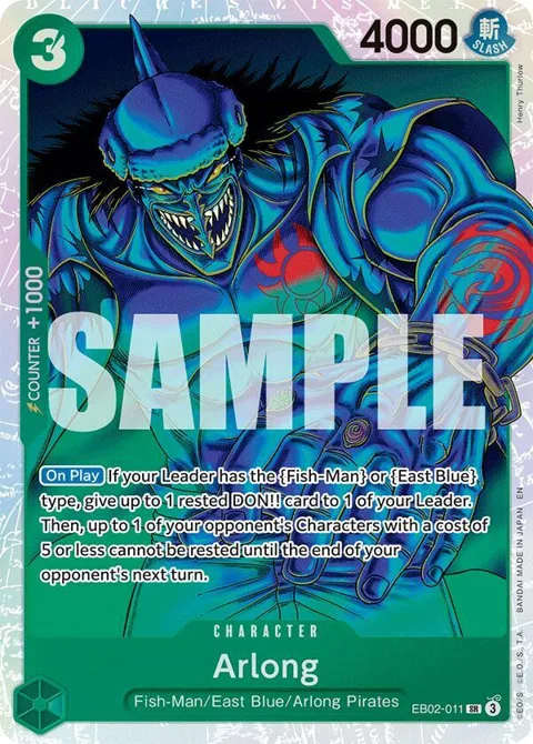 Arlong EB02-011 One Piece card from Extra Booster: Anime 25th Collection
