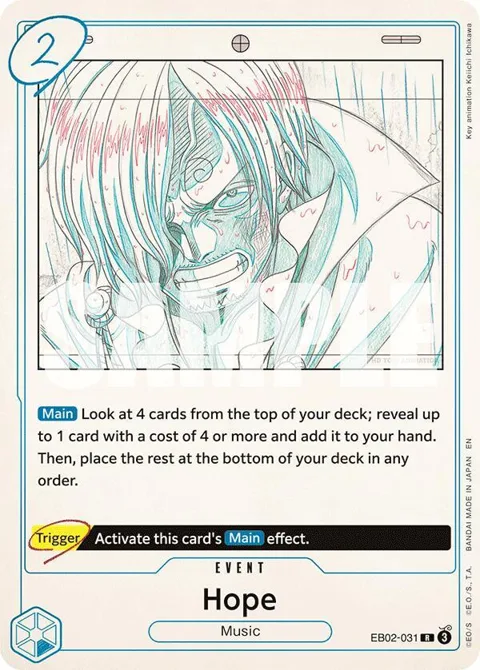 Hope EB02-031 One Piece card from Extra Booster: Anime 25th Collection