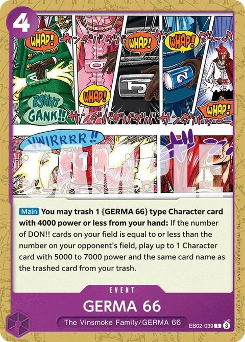 GERMA 66 EB02-039 One Piece card from Extra Booster: Anime 25th Collection