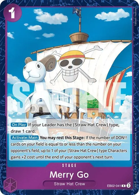 Merry Go EB02-041 One Piece card from Extra Booster: Anime 25th Collection