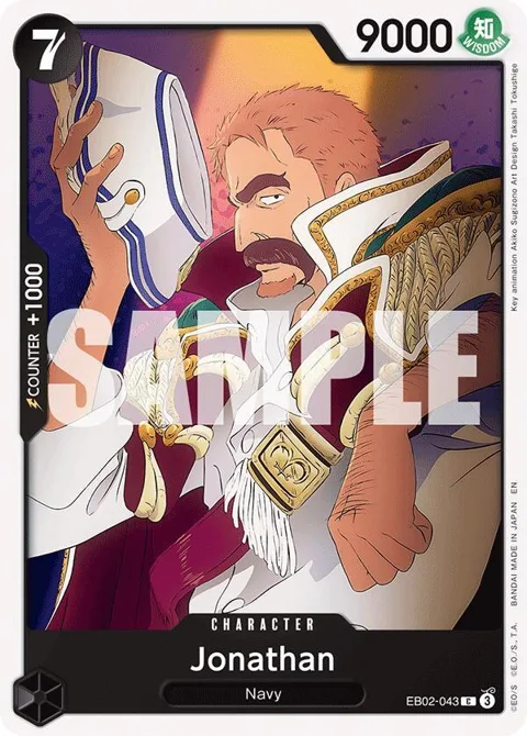Jonathan EB02-043 One Piece card from Extra Booster: Anime 25th Collection