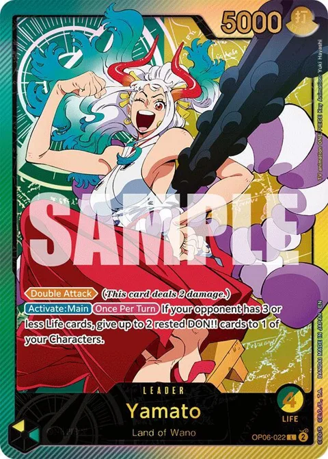 Yamato SP OP06-022 One Piece card from Extra Booster: Anime 25th Collection