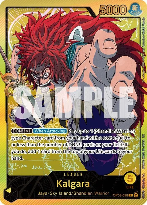 Kalgara SP OP08-098 One Piece card from Extra Booster: Anime 25th Collection