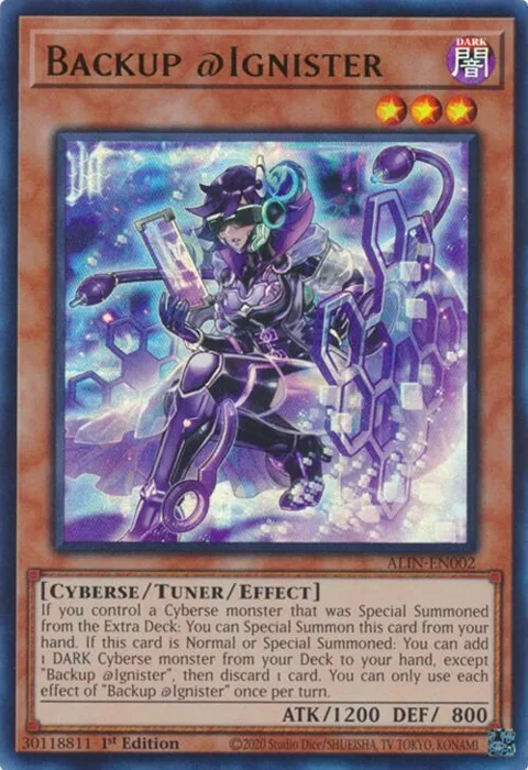 Backup @Ignister ALIN-EN002 Yu-Gi-Oh card from Alliance Insight