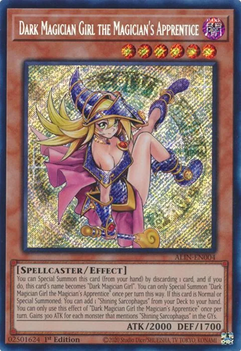 Dark Magician Girl the Magician's Apprentice ALIN-EN004 Yu-Gi-Oh card from Alliance Insight