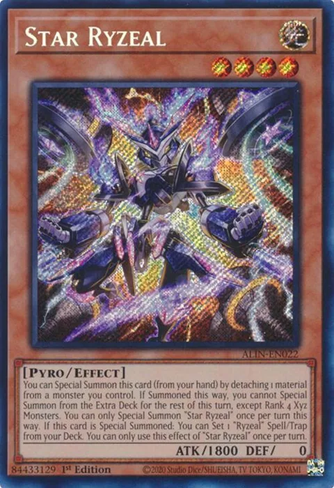 Star Ryzeal ALIN-EN022 Yu-Gi-Oh card from Alliance Insight