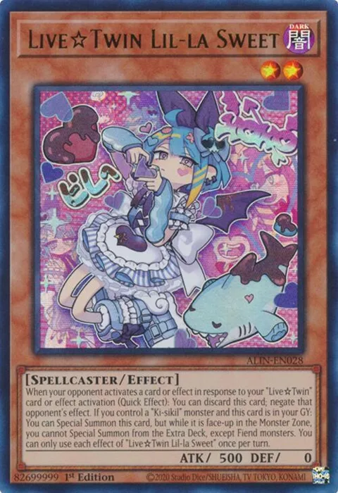 Live Twin Lil-la Sweet ALIN-EN028 Yu-Gi-Oh card from Alliance Insight